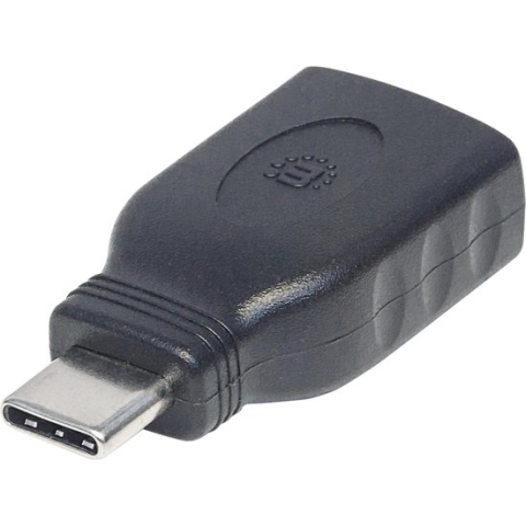 Manhattan USB 3.2 Gen 1 (USB 3.0) Adapter [1x USB 3.2 Gen 2 stekker C (USB 3.1) - 1x USB 3.2 Gen 2 bus A (USB 3.1)] Ada