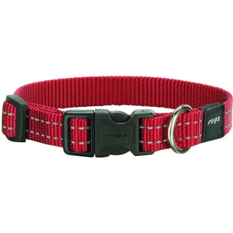 Rogz For Dogs Snake Halsband Rood 16 mmx26-40 cm