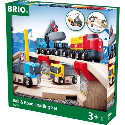 BRIO Spoor en Weg Transportset - 33210