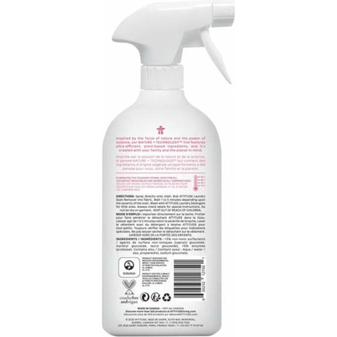 Attitude - Little Leaves Vlekverwijderaar Parfumvrij - 475ml