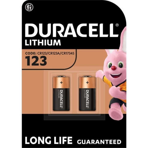 Duracell Ultra Photo CR123A - 2 stuks