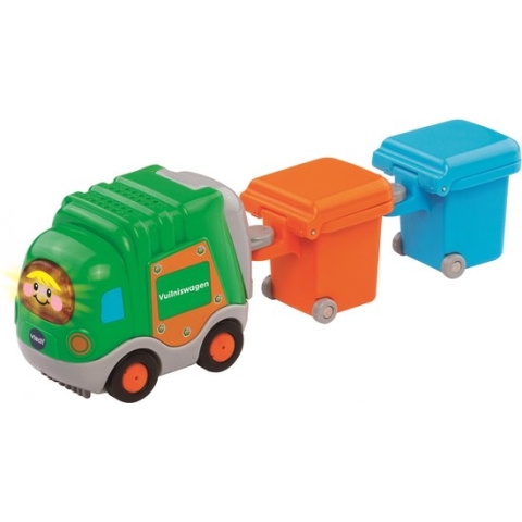 VTech Toet Toet Auto's Vigo Vuilniswagen - Cadeau - Educatief Baby Speelgoed - Speelgoed Auto - 1 tot 5 Jaar