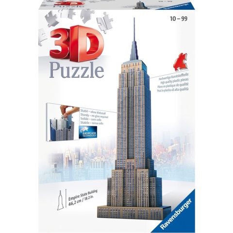 Ravensburger Empire State Building- 3D puzzel gebouw - 216 stukjes