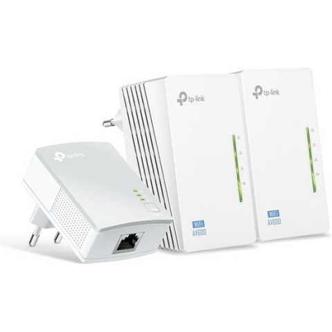 TP-Link TL-WPA4220 T KIT - Powerline adapter - AV600 - 3 Stuks