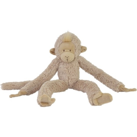 Happy Horse Hangende Aap Knuffel 85cm - Beige - Baby knuffel