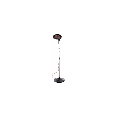 Sunred – Elektra - Quartz lijn - Zwart – Staand model - Terrasverwarmer – Quartz technologie - 2000W – 3 standen – Elektrische heater – heater