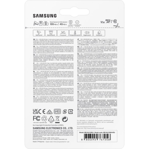 Samsung Pro Endurance - Micro SD kaart - Inclusief SD Adapter - 128 GB