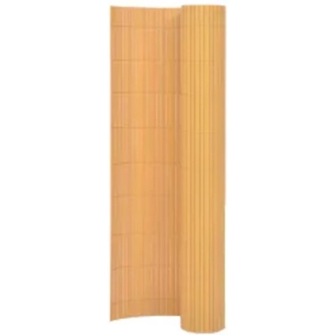 vidaXL-Tuinafscheiding-dubbelzijdig-110x300-cm-geel