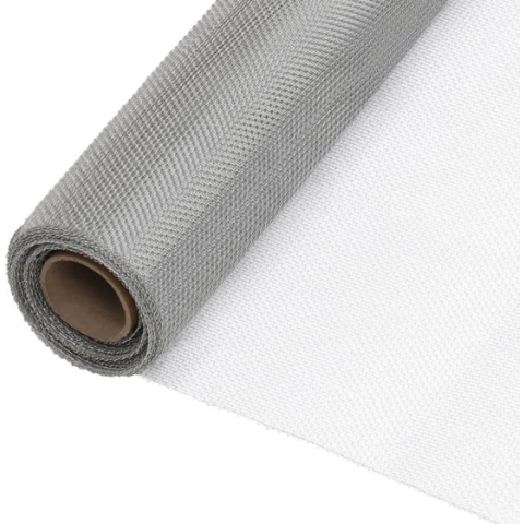 vidaXL-Gaas-60x500-cm-roestvrij-staal-zilverkleurig