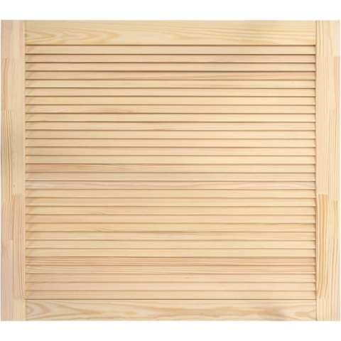 vidaXL-Kastdeur-met-lamellen-39,5x49,4-cm-massief-grenenhout