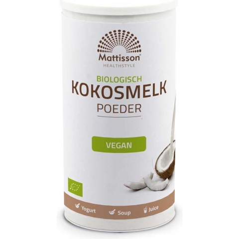 Mattisson - Biologische Kokosmelk poeder - 200 g