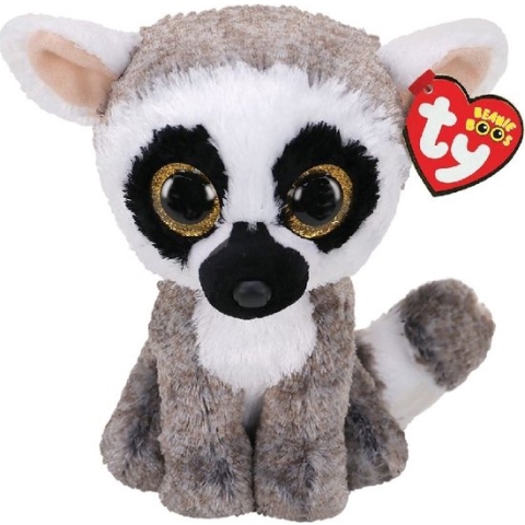 Ty - Knuffel - Beanie Boos - Linus Lemur - 15cm