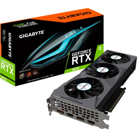Graphics card Gigabyte GeForce RTX 3070 EAGLE OC 8G (rev. 2.0)