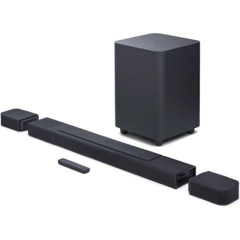 JBL Bar 1000 Pro - Soundbar met Draadloze Subwoofer geschikt voor TV - Zwart