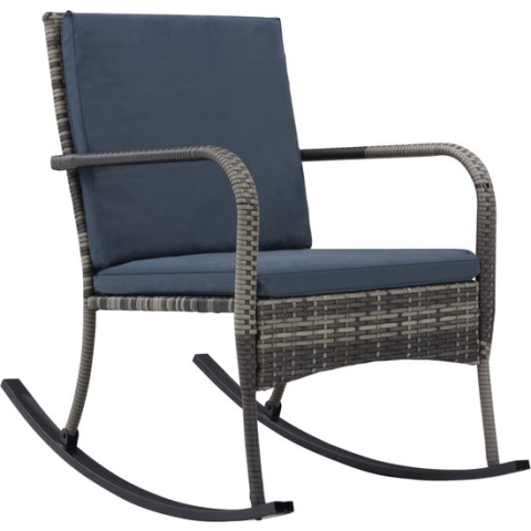 vidaXL-Tuinschommelstoel-poly-rattan-antraciet