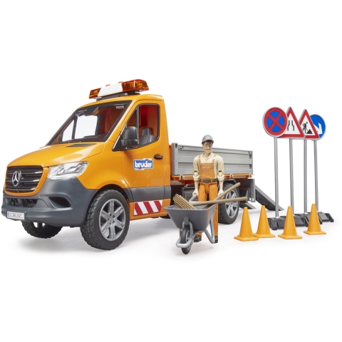 Bruder Auto - Mercedes Benz Sprinter gemeentevoertuig... - 02677 - Bruder - OneSize - Werkvoertuigen