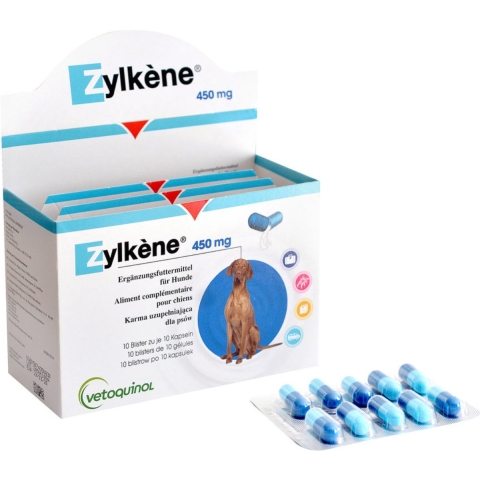 Vetoquinol Zylkène 450 mg - 100 capsules (hond)