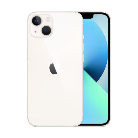 Refurbished iPhone 13 512Gb. Starlight (sterrenlicht). Nieuwstaat.