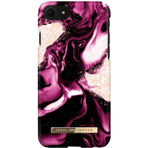 Ideal of Sweden Fashion Case iPhone 8/7/6/6s/SE Golden Ruby Marble
