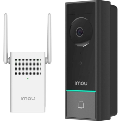 Imou DB60 Kit - Video deurbel met Gong - 5MP (2560 x 1920) - Accu - 164 graden beeld