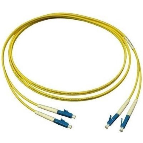Alcasa LW-903LC Glasvezel kabel 3 m LSZH OS2 2x LC Geel