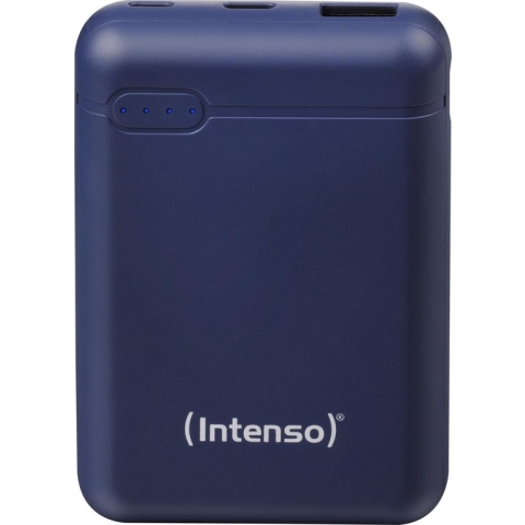 (Intenso) Powerbank XS10000 - 10.000mAh - Li-polymer - USB-A en USB-C - Donker blauw (7313535)