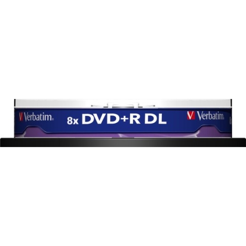 Verbatim 43666 DVD+R Double Layer Matt Silver Schijven