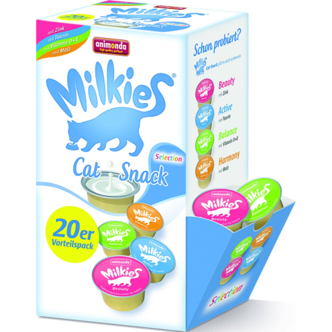 Animonda Milkies Kattenmelk Snack Selection Display 20 stuks 15 gram