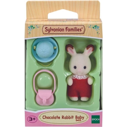 Sylvanian Families 5405 baby chocoladekonijn- fluweelzachte speelfiguur