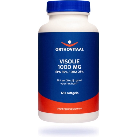 Orthovitaal - Visolie 1000 mg EPA 35%/DHA 25% - 120 softgels - Vetzuren - voedingssupplement
