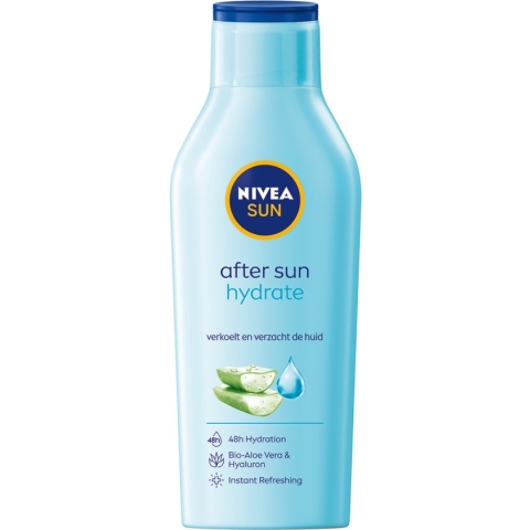 NIVEA SUN Hydraterende & Kalmerende Aftersun Lotion - Met Hyaluronzuur en Aloë Vera - 400 ml