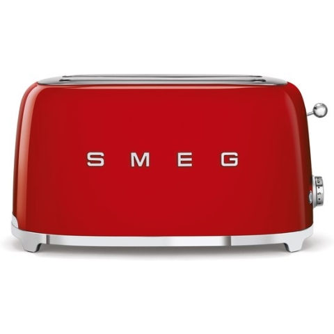 SMEG TSF02RDEU - Broodrooster - Rood - 2x4 - 1500W - 6 niveaus
