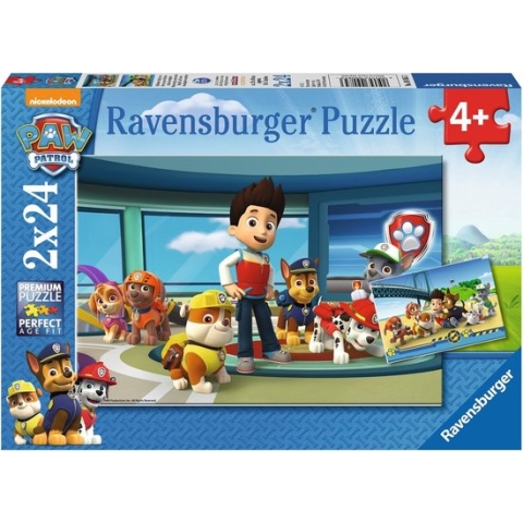 Ravensburger PAW Patrol: Hulpvaardige Speurneuzen - Puzzel - 2x24 stukjes