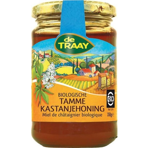 Tamme kastanjehoning De Traay - Pot 350 gram - Biologisch