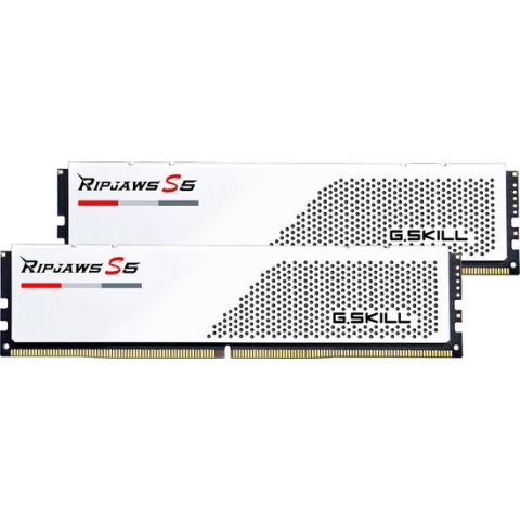 G.Skill Ripjaws S5 F5-6000J3040G32GX2-RS5W - Geheugen - DDR5 - 64 GB: 2 x 32 GB - 288-PIN - 6000 MHz