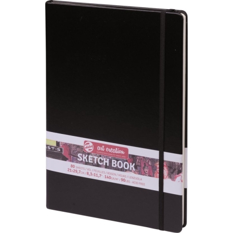 Talens Art Creation Schetsboek Zwart 21 x 29.7 cm 140 g 80 Vellen