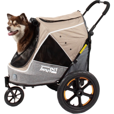 Innopet hondenbuggy & hondenfietskar Sporty Evolution Latte