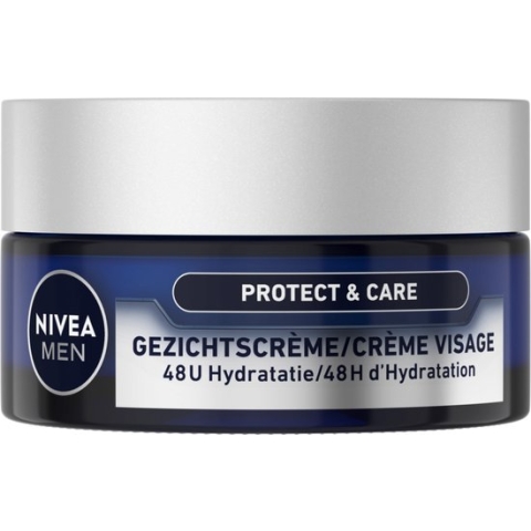 NIVEA MEN Protect & Care Intensieve Hydraterende Crème - Dagcrème - Normale en droge huid - Met aloë vera en vitamine B5 - 50 ml