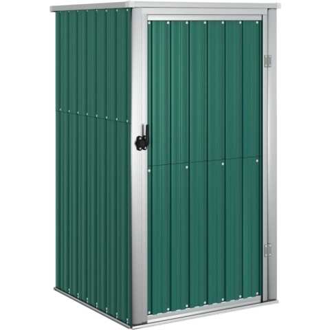 vidaXL-Tuinschuur-88x89x161-cm-gegalvaniseerd-staal-groen