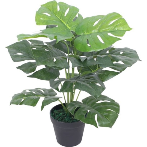 vidaXL-Kunstplant-met-pot-monstera-45-cm-groen