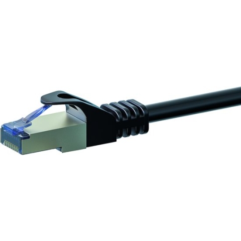 Danicom CAT6a S/FTP (PIMF) patchkabel / internetkabel 5 meter zwart - netwerkkabel