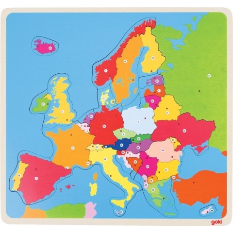 Goki Houten Puzzel Europa