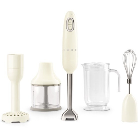 SMEG HBF22CREU - Staafmixer - Crème - 700W - Met accessoires