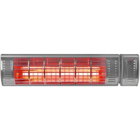 Eurom - Terrasverwarming - Golden 2000 Ultra RCD - 2000 Watt - Elektrisch - IP65 Spuitwaterdicht / Waterproof - 3 Standen - Hangend