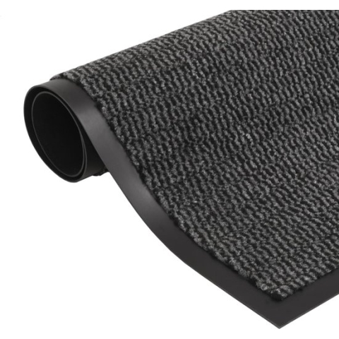 vidaXL-Droogloopmat-rechthoekig-getuft-60x90-cm-antraciet