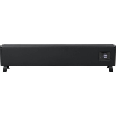 EUROM Alutherm Baseboard 1500 Wi-Fi Black Convectorkachel - 1500W - 60m3