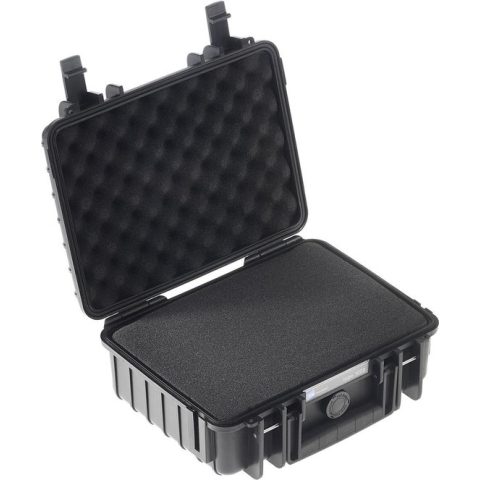 B&W International Type 1000 Outdoor Case incl. schuimstof - zwart
