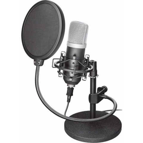 Trust GXT 252 Emita - USB Studio Microfoon met Popfilter - Windows/ Playstation 5
