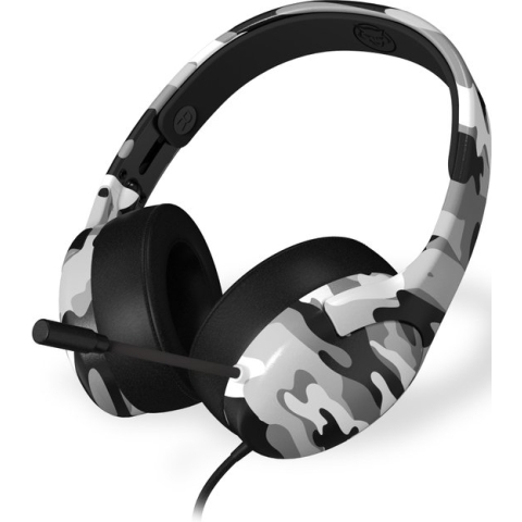 Qware Gaming - Headset - New Orleans - Geschikt voor Playstation 4 - Playstation 5 - PC - Multi platform - Artic Camo White