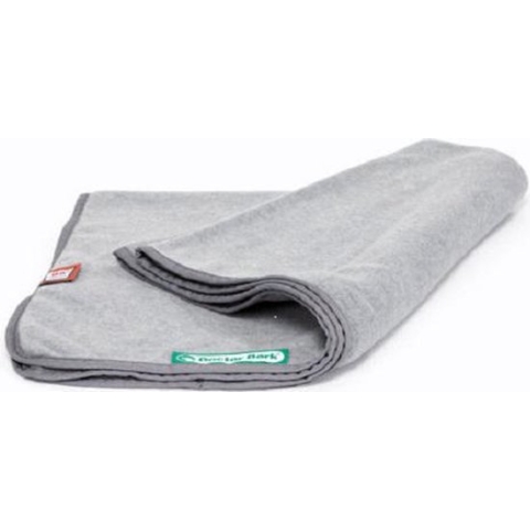 Doctor Bark zachte fleece deken lichtgrijs XL
